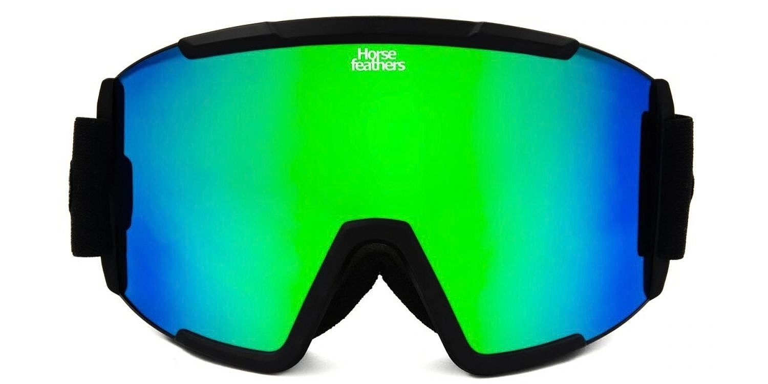 goggles Horsefeathers Feston - Black/Mirror Green - men´s
