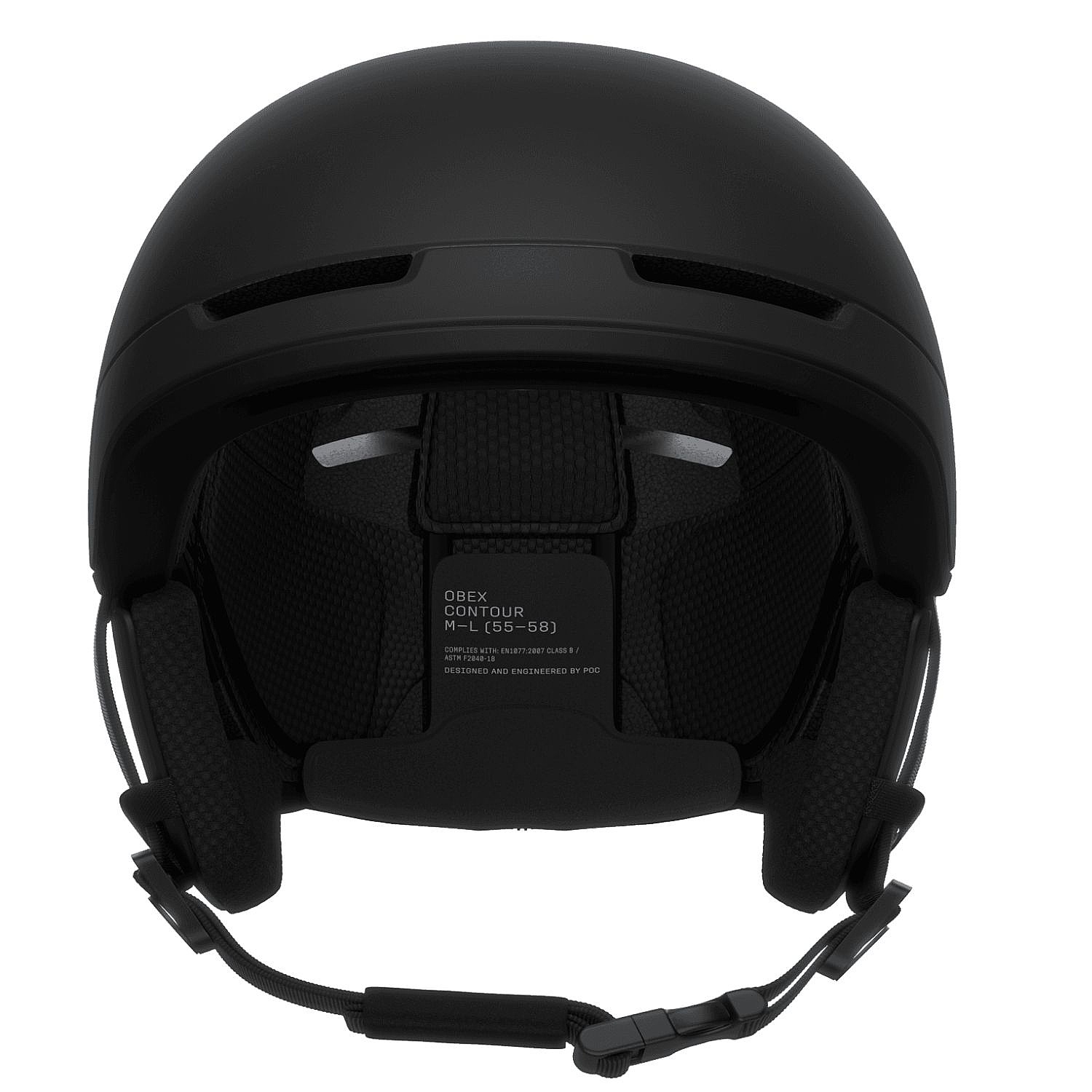 helma Poc Obex Countour Mips - Uranium Black Matt