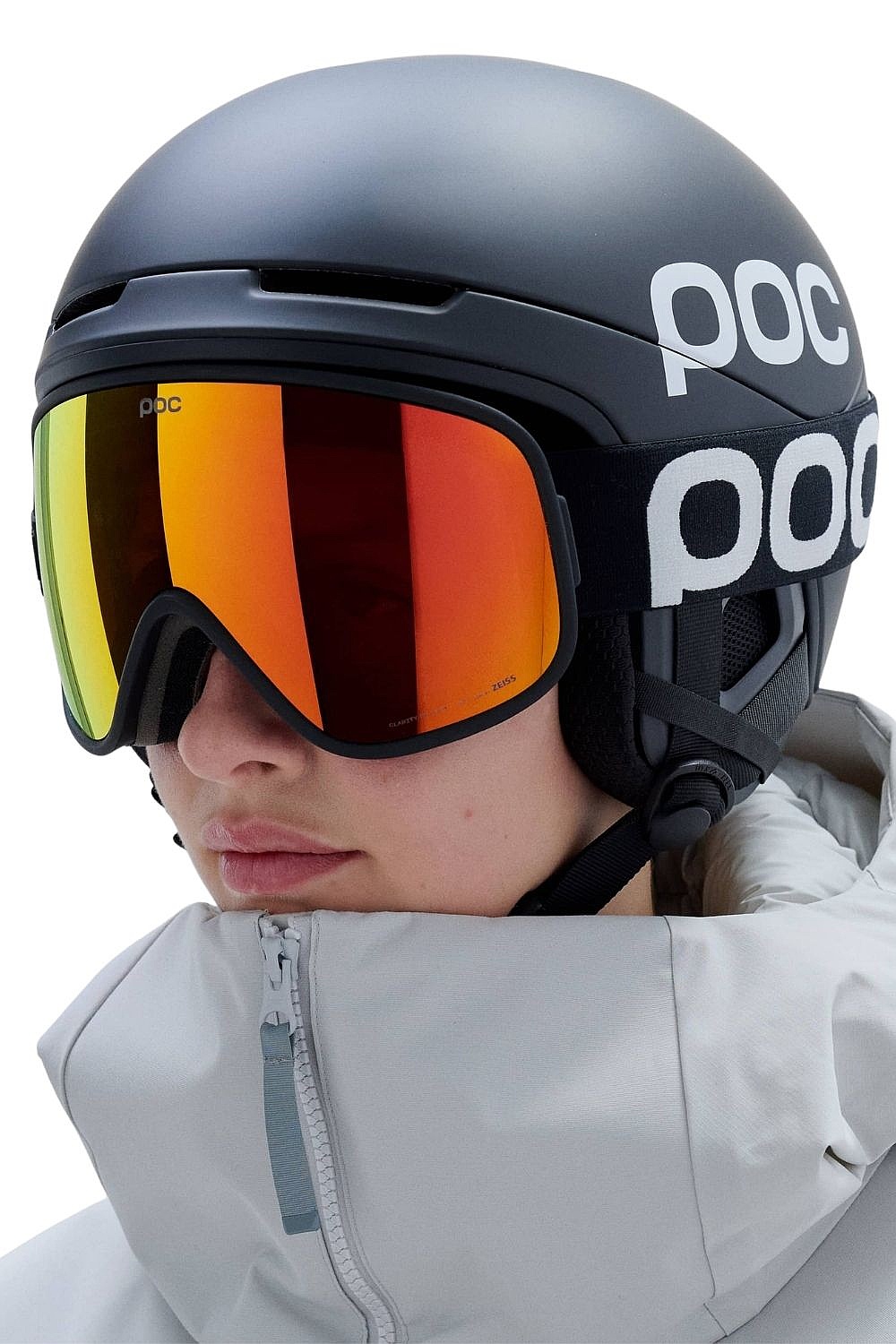 helma Poc Obex Countour Mips - Uranium Black Matt