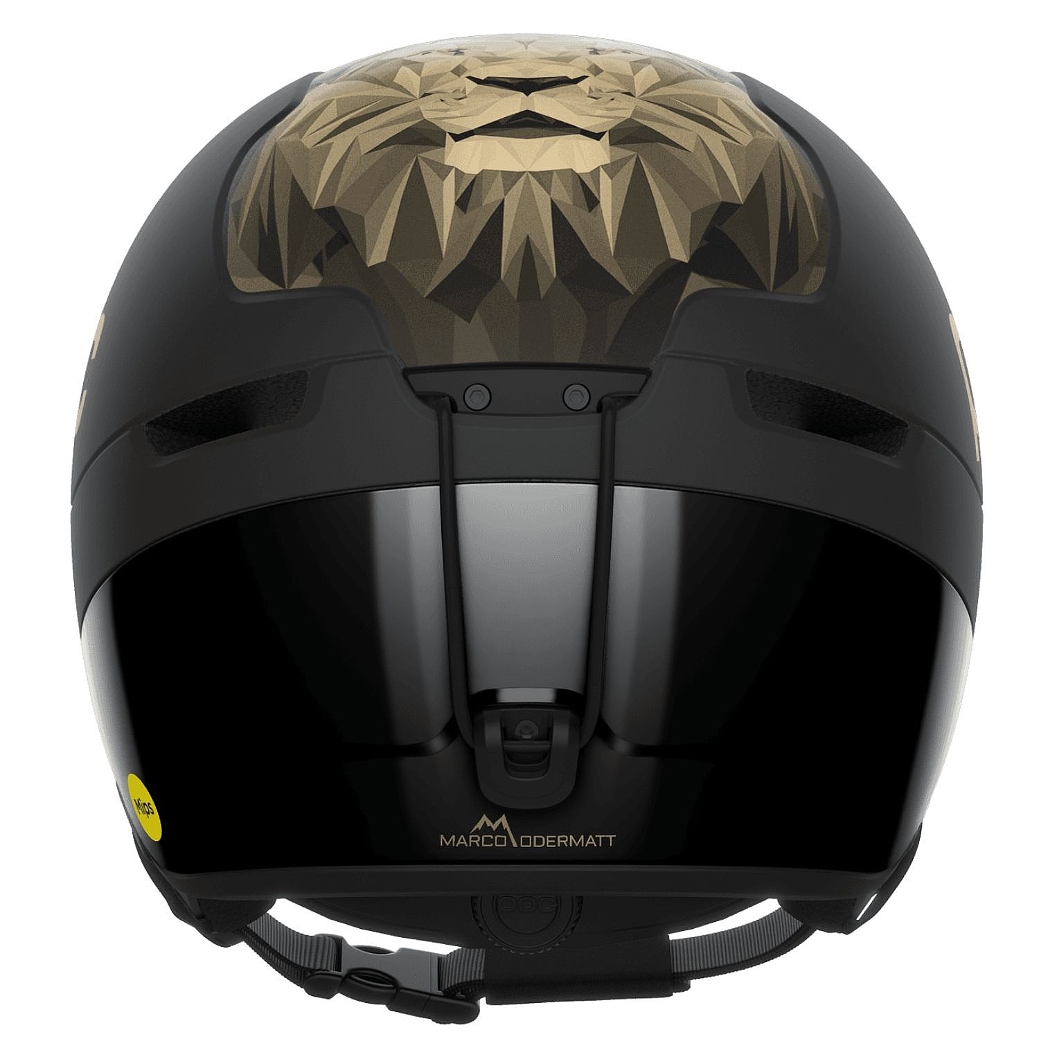 helma Poc Obex Countour Marco Odermatt Mips - Uranium Black/Podium Gold