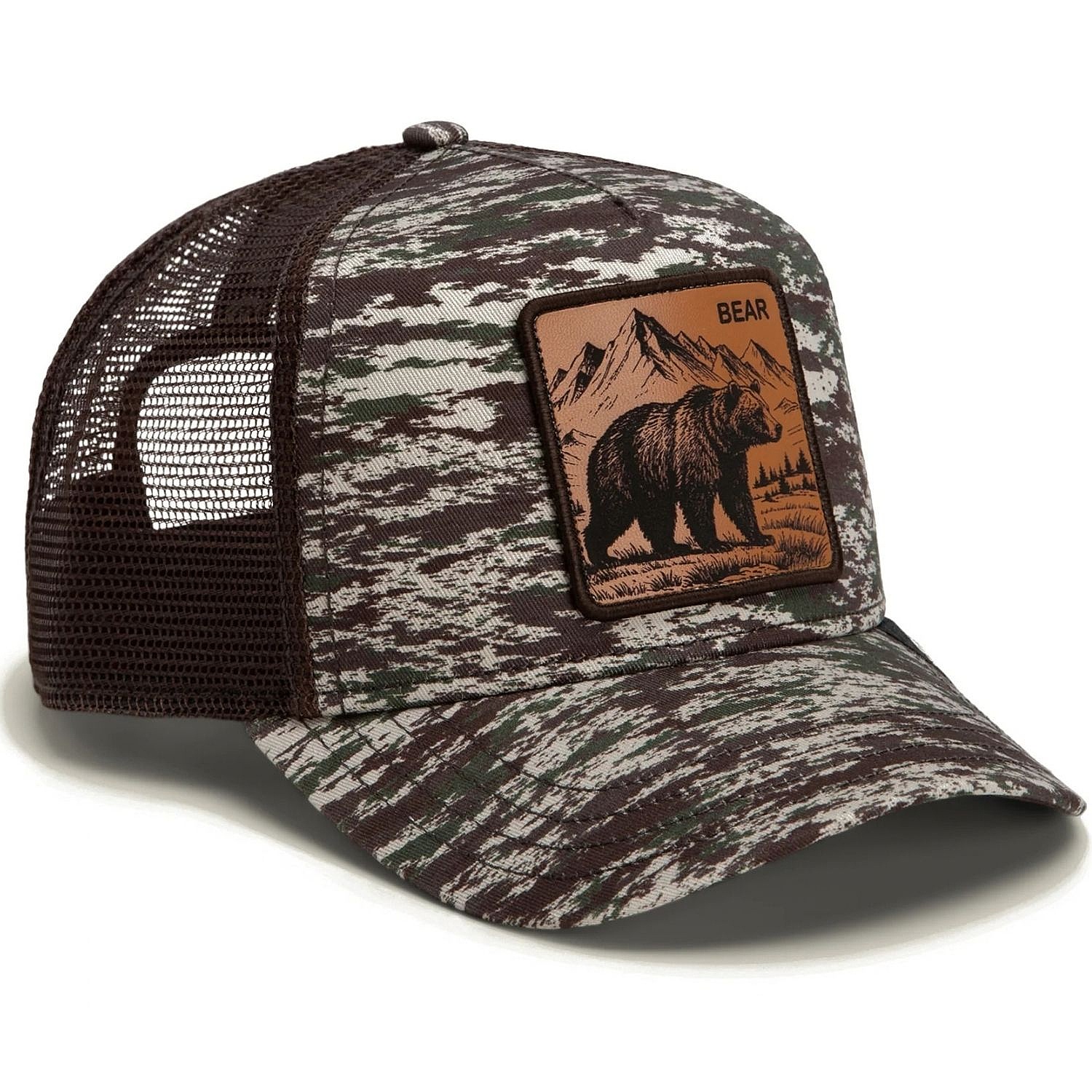 czapka z daszkiem Goorin Bros. Camo Engraved Bear Trucker - Camouflage