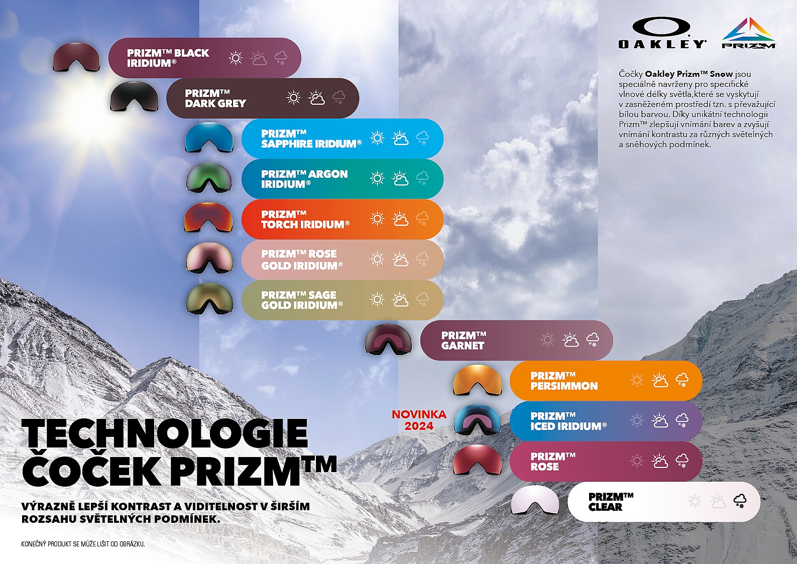 goggles Oakley Line Miner L - Flo Blue/Prizm Snow Sapphire Iridium