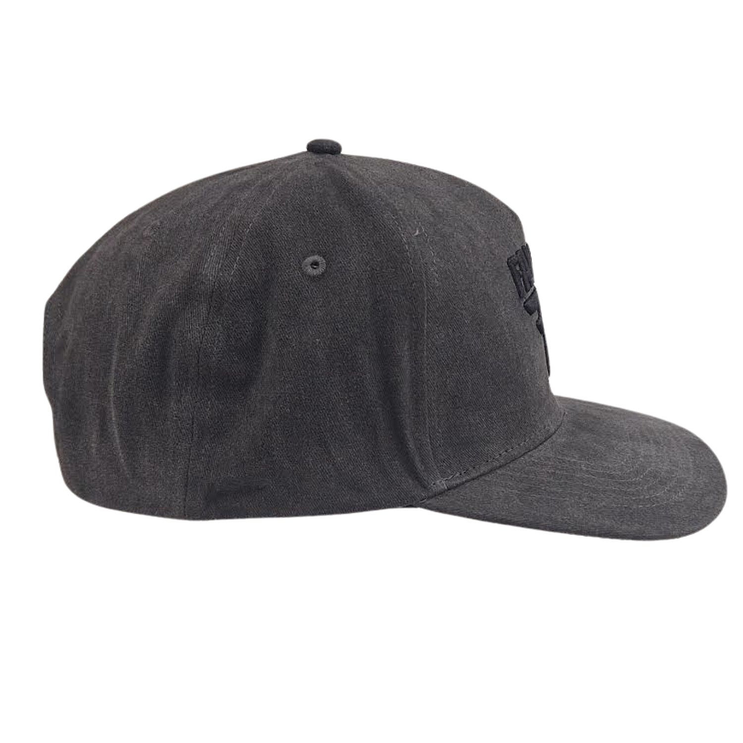 cap Fallen Insignia Flat - Black Washed/Black - men´s