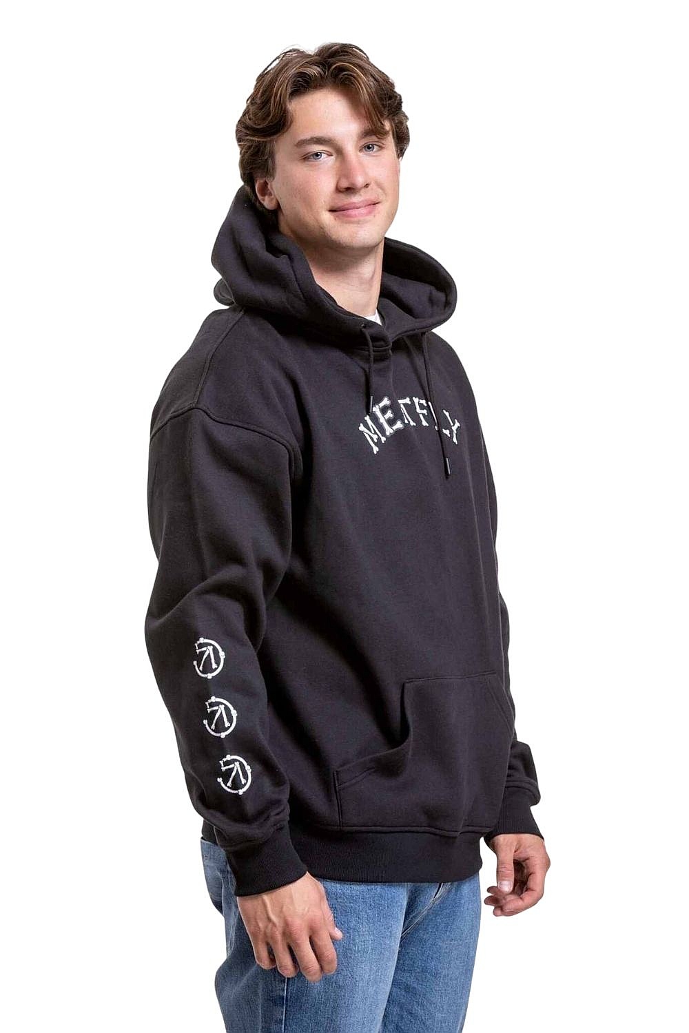 sweat-shirt Meatfly Fry - Black Bones