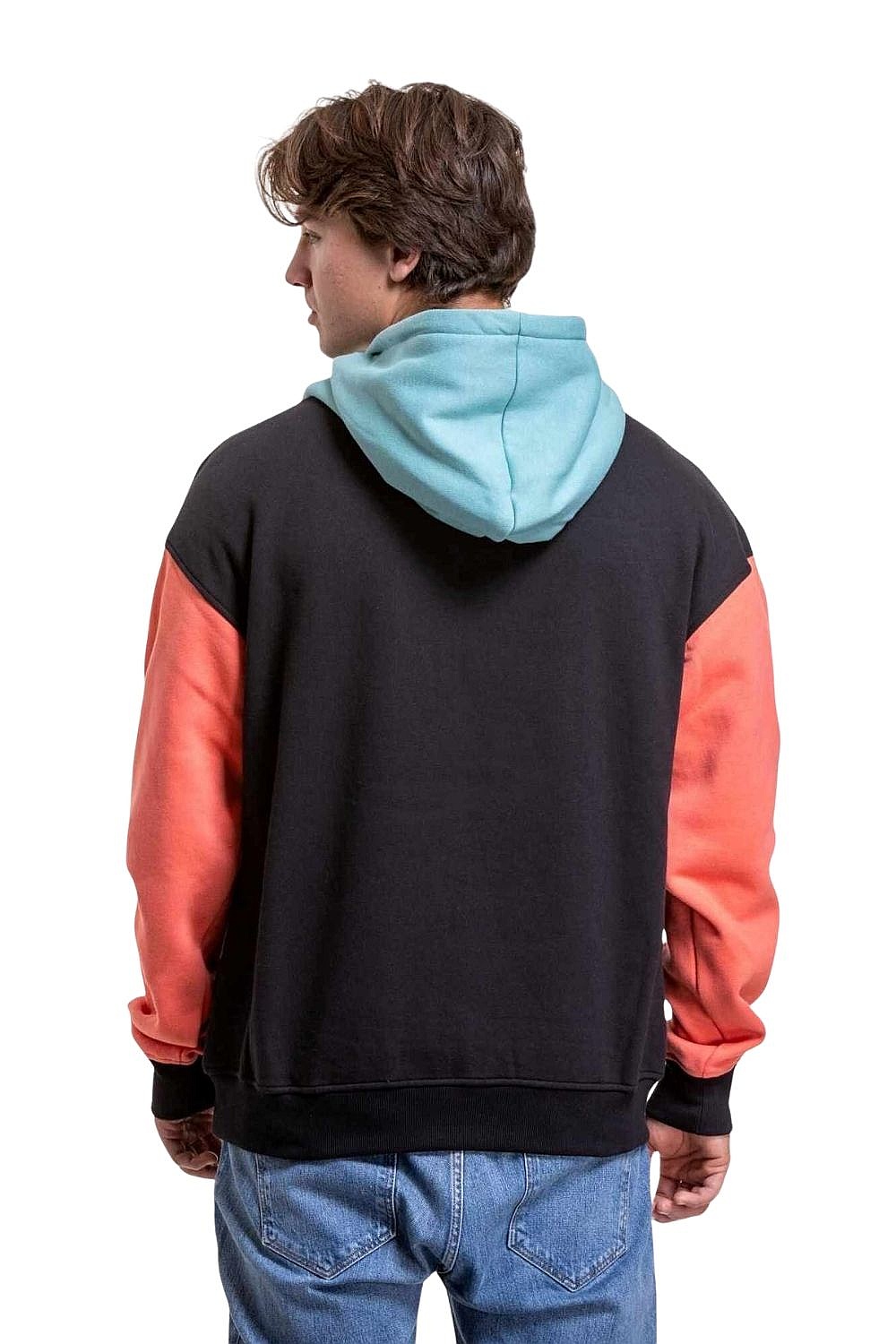 Sweatshirt Meatfly Fry - Black/Mango