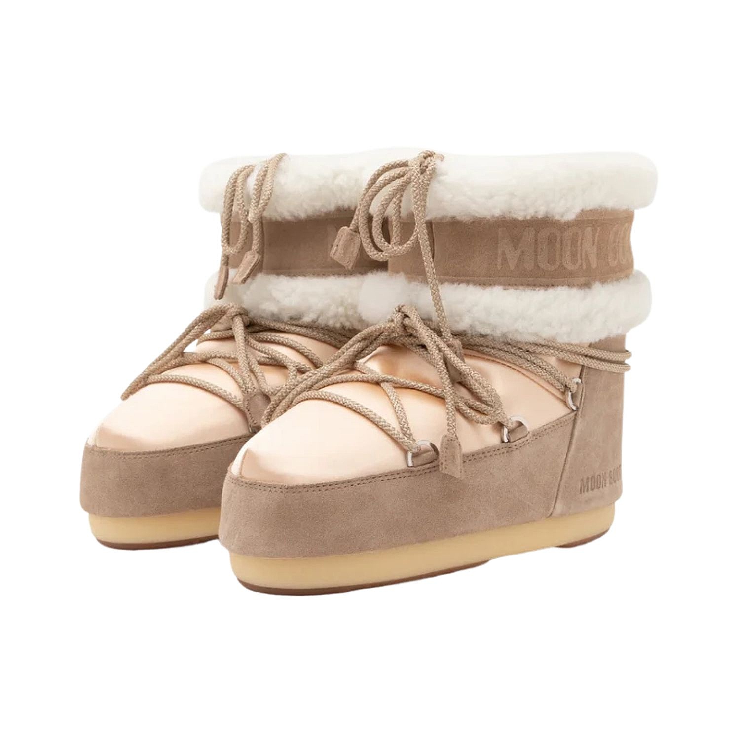 shoes Moon Boot Icon Low Pearly Plus - Pale Peach/Sand - women´s