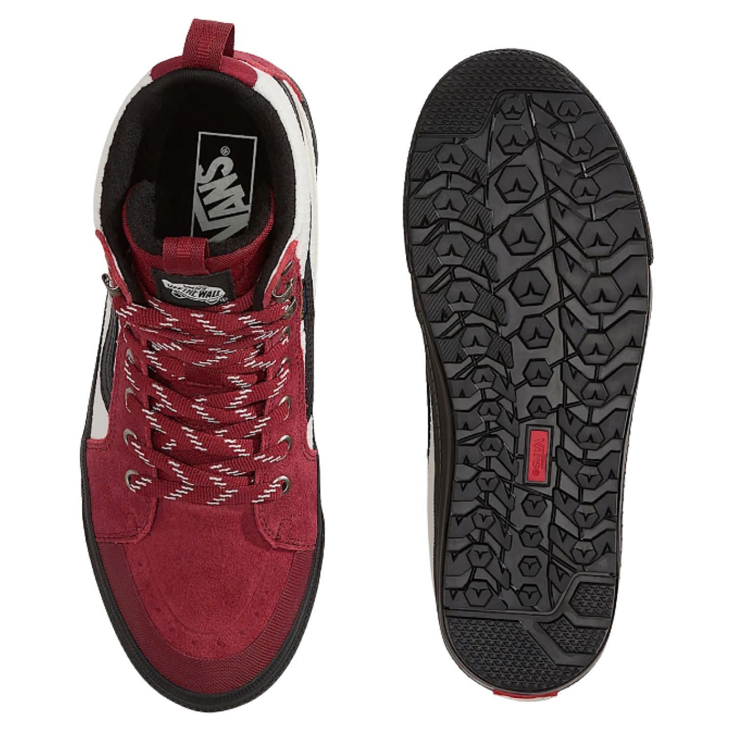 topánky Vans Sk8-Hi Waterproof Insulated MTE - Ripstop Bordeaux