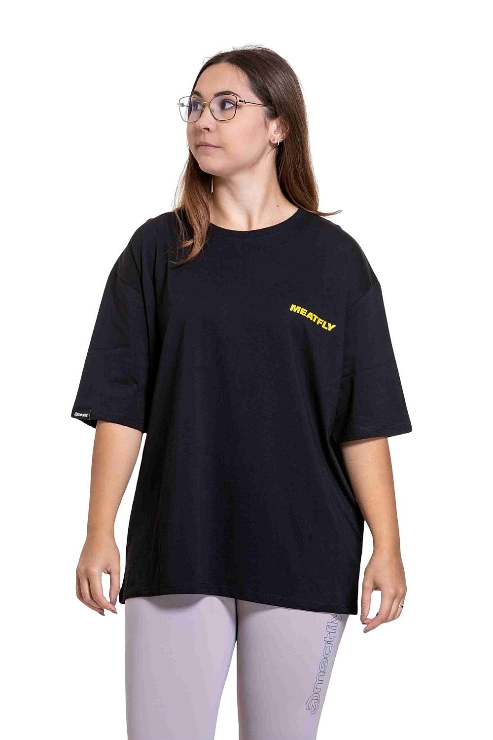 tričko Meatfly T-Cat - Black