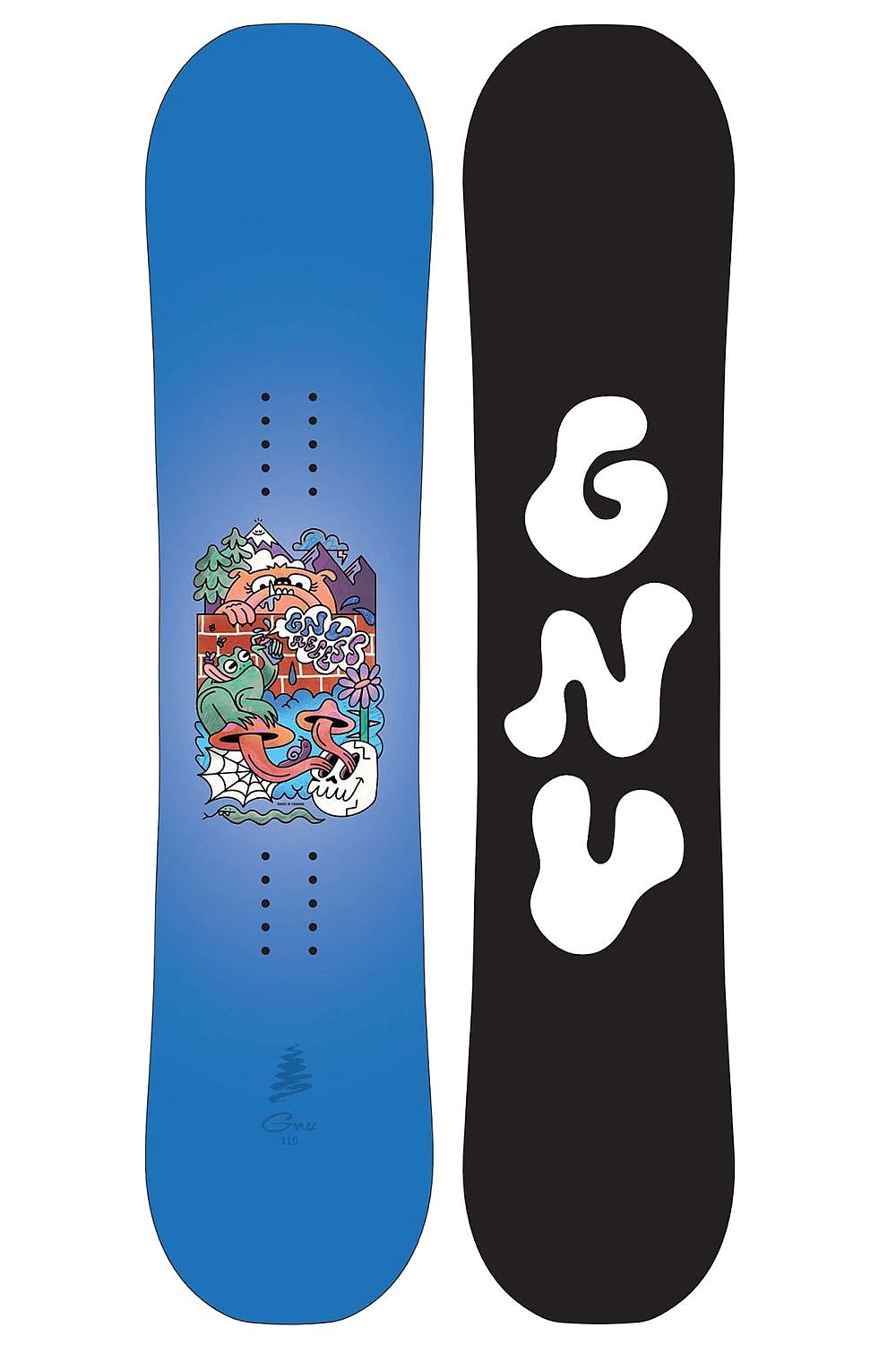 snowboardový set GNU Recess Package Grom - Blue - boy´s