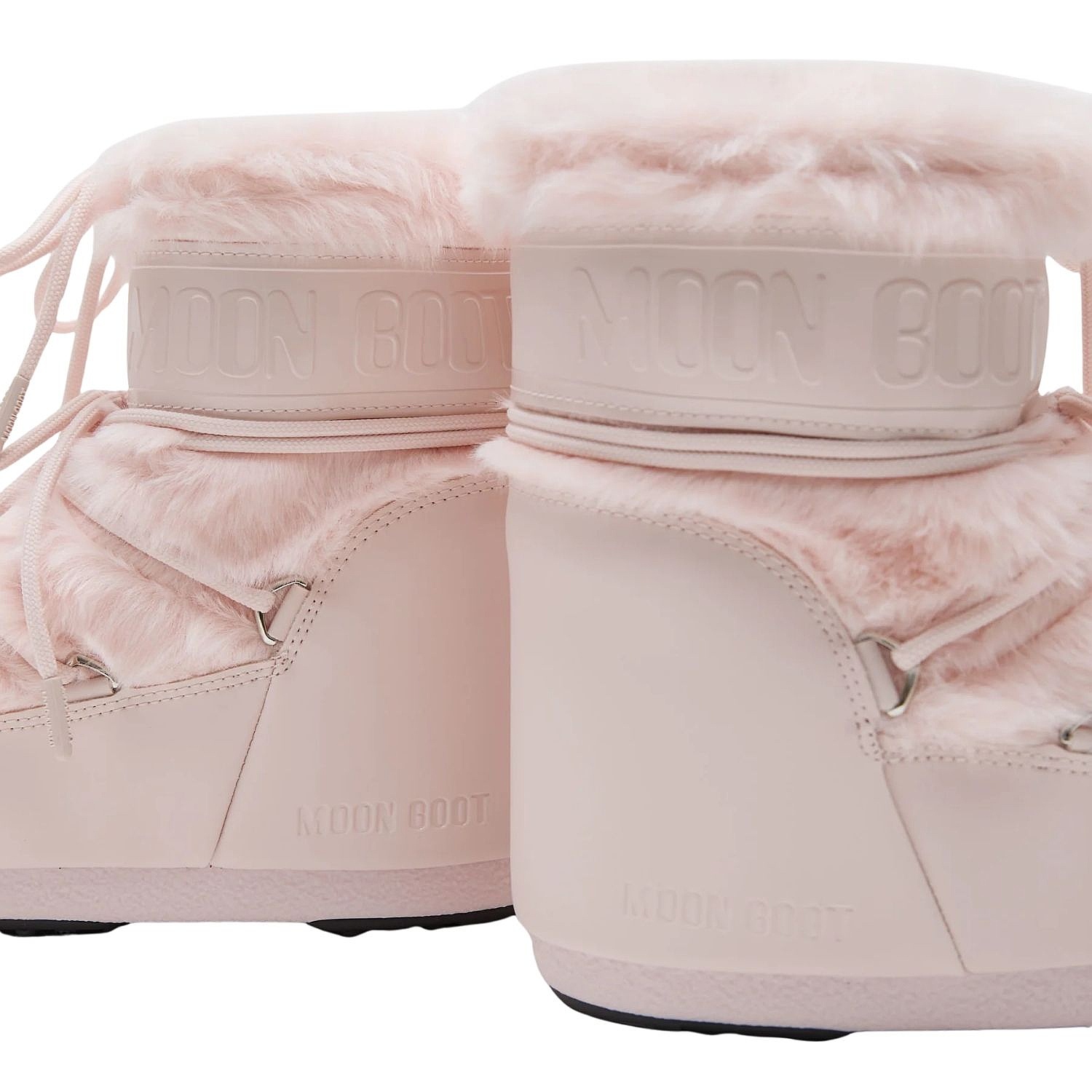 buty Moon Boot Icon Low Faux Fur - Dusty Pink - women´s
