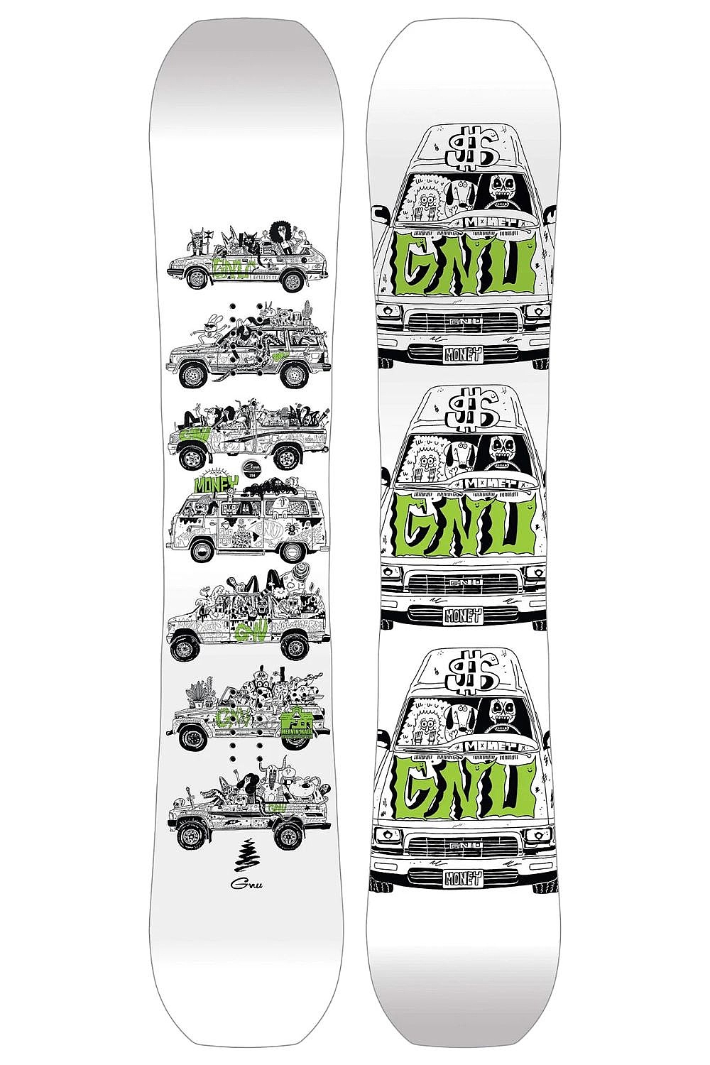 snowboard GNU Money C2E Wide - Assorted - men´s