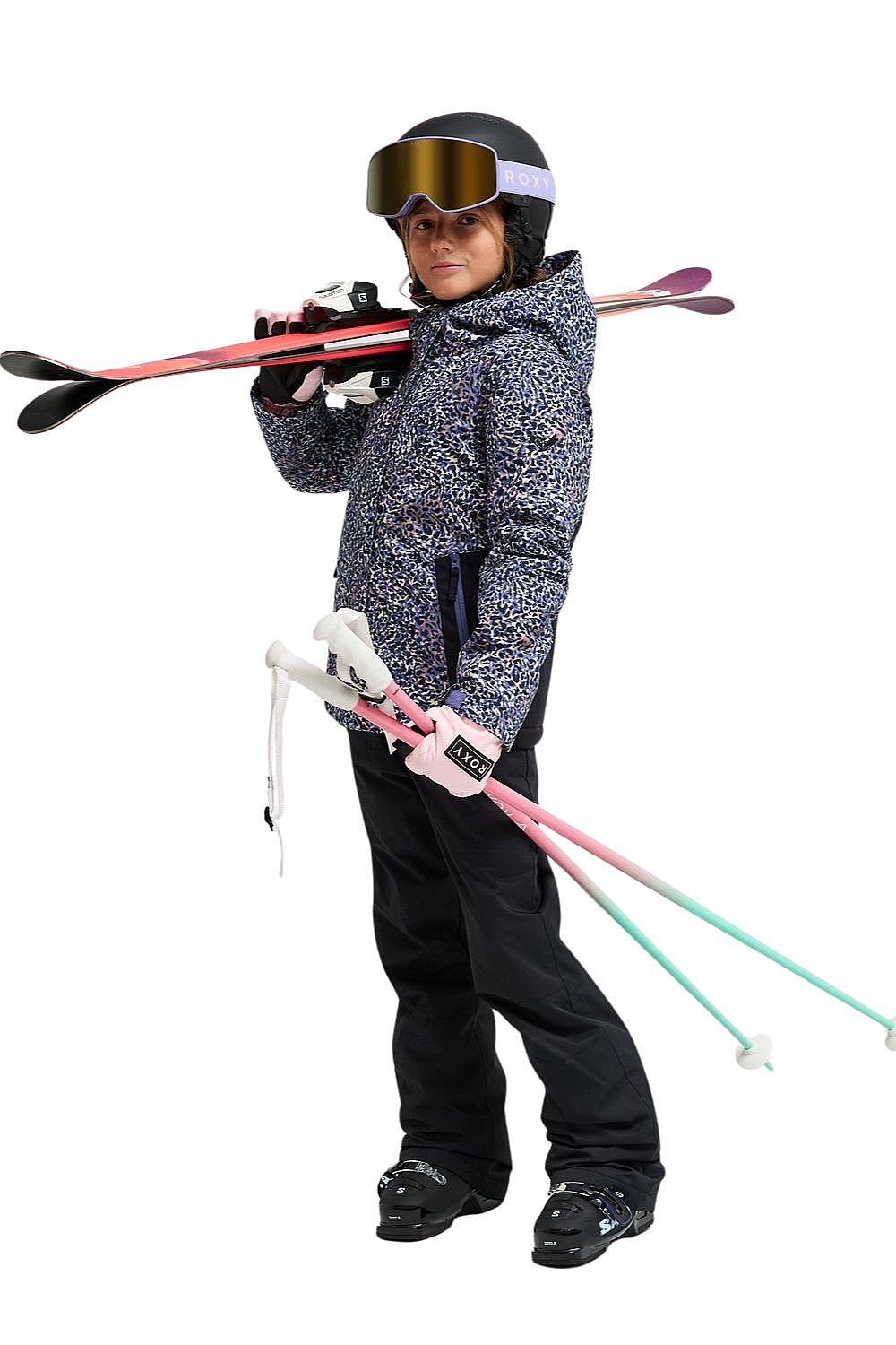 veste Roxy Snowflare - XPWB/True Black Wildin Out Rg - girl´s