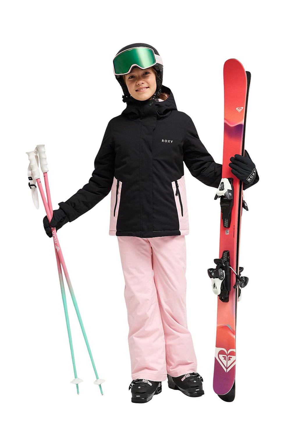 veste Roxy Snowflare - KVJ0/True Black - girl´s