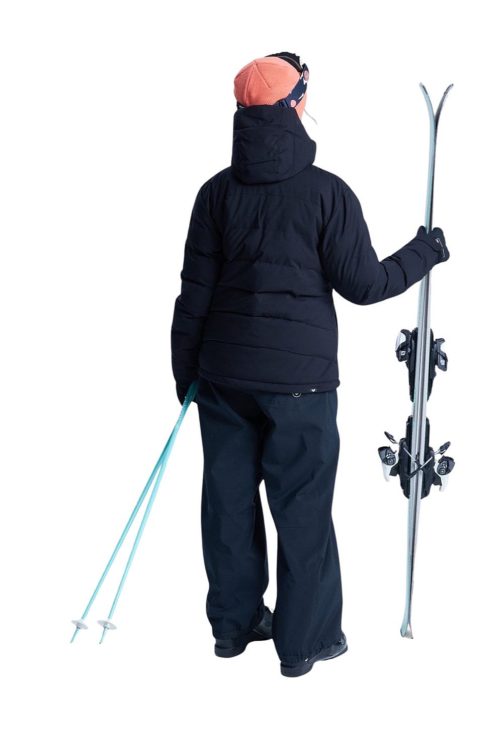 bunda Roxy Snowyhill Puffy - KVJ0/True Black - women´s