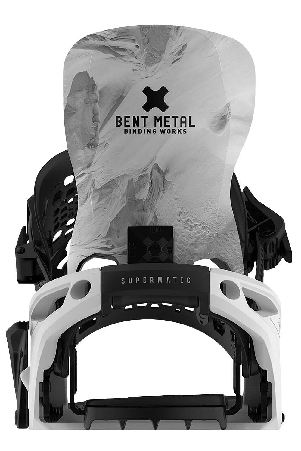 fixations de snowboard Bent Metal Lightning Supermatic - White