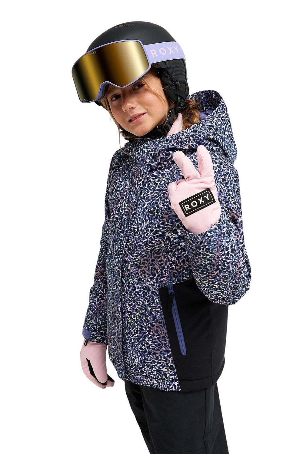 veste Roxy Snowflare - XPWB/True Black Wildin Out Rg - girl´s