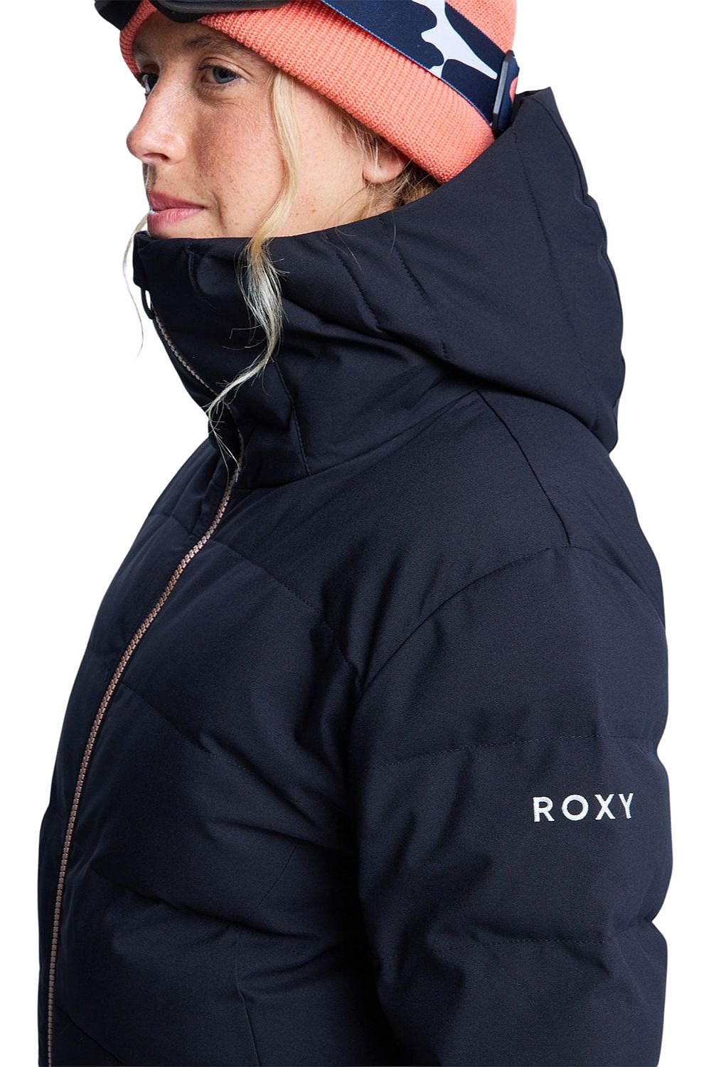 bunda Roxy Snowyhill Puffy - KVJ0/True Black - women´s