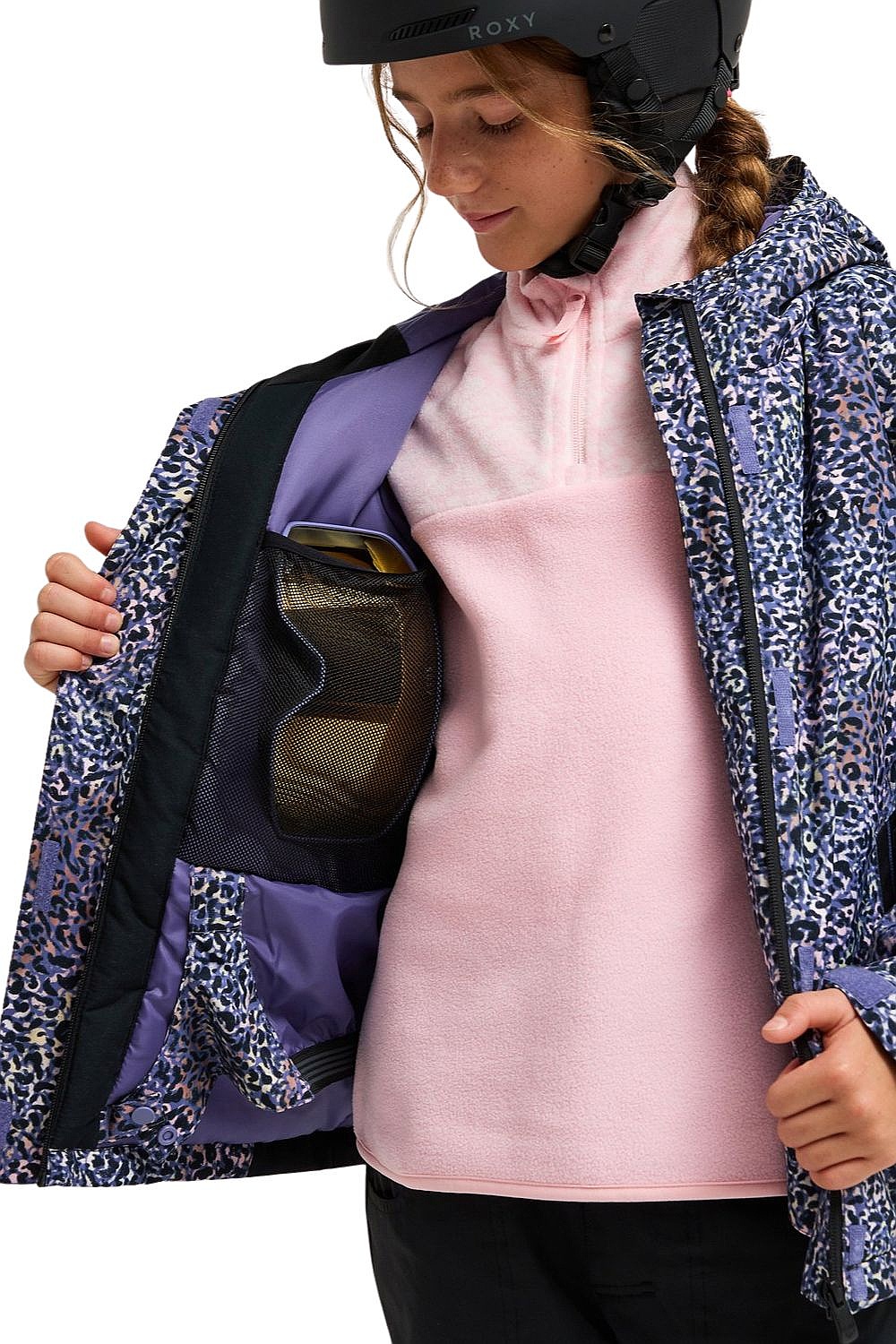veste Roxy Snowflare - XPWB/True Black Wildin Out Rg - girl´s