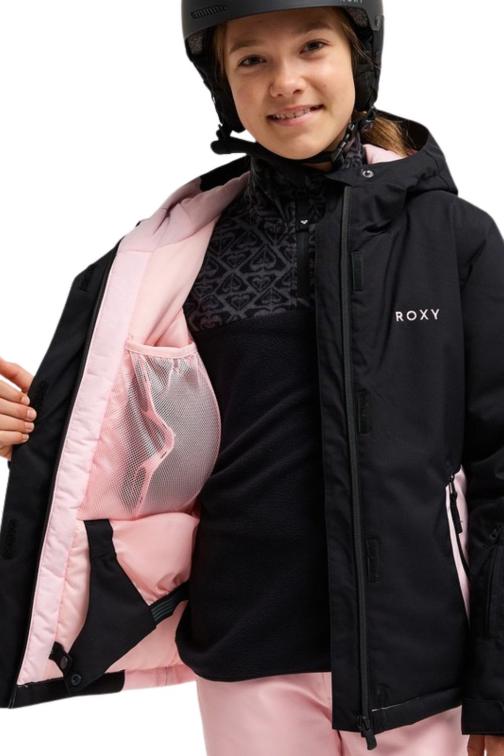 veste Roxy Snowflare - KVJ0/True Black - girl´s