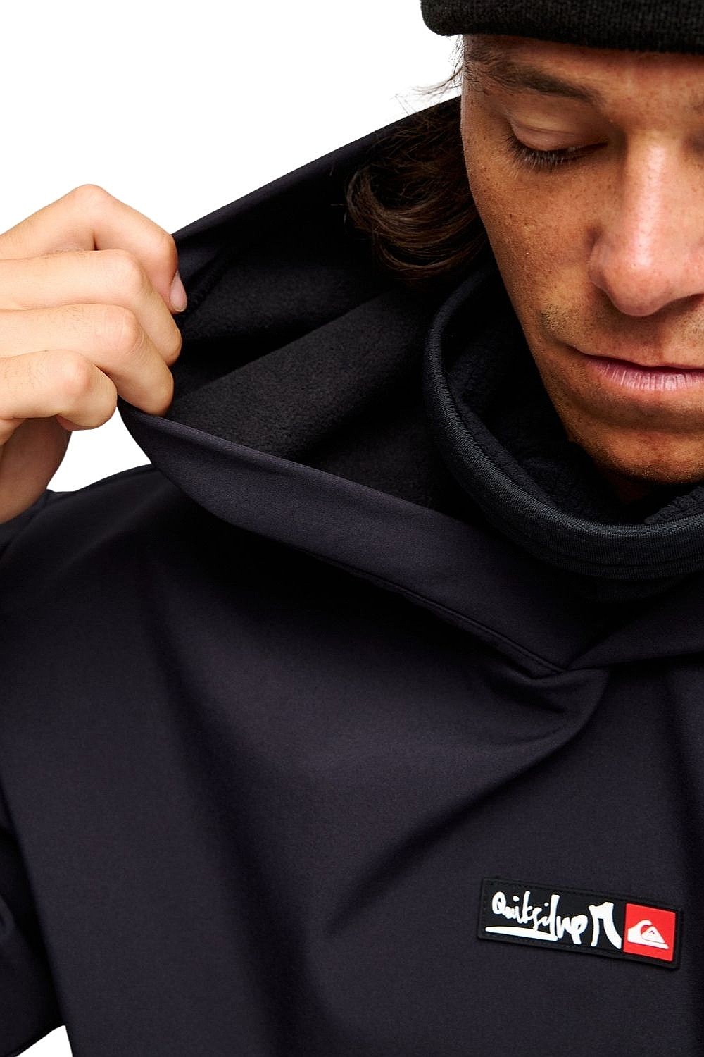 kurtka Quiksilver YG Hoodie Softshell - KVJ0/Black - men´s