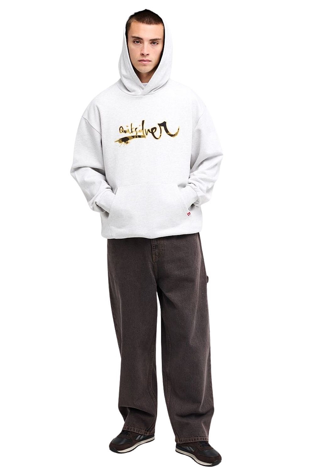 Sweatshirt Quiksilver YG Vortex Hood - SJSH/Light Grey Heather - men´s