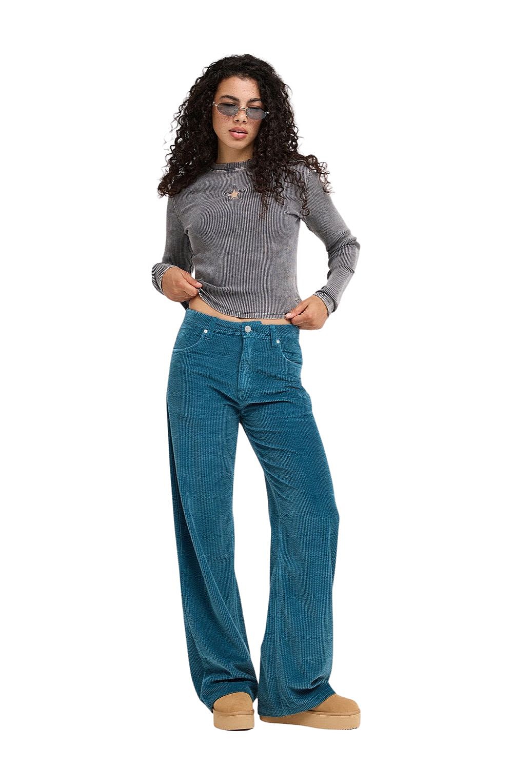 pants Roxy Surf Crush Cord - BRR0/Corsair - women´s