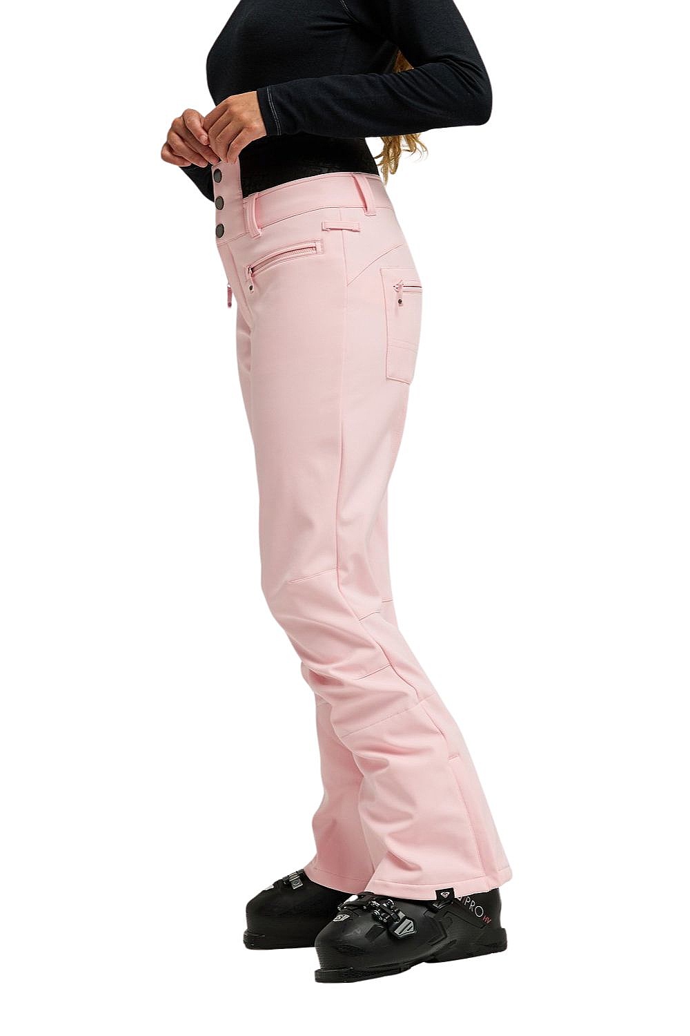 spodnie Roxy Rising High - MDA0/Rose Shadow - women´s
