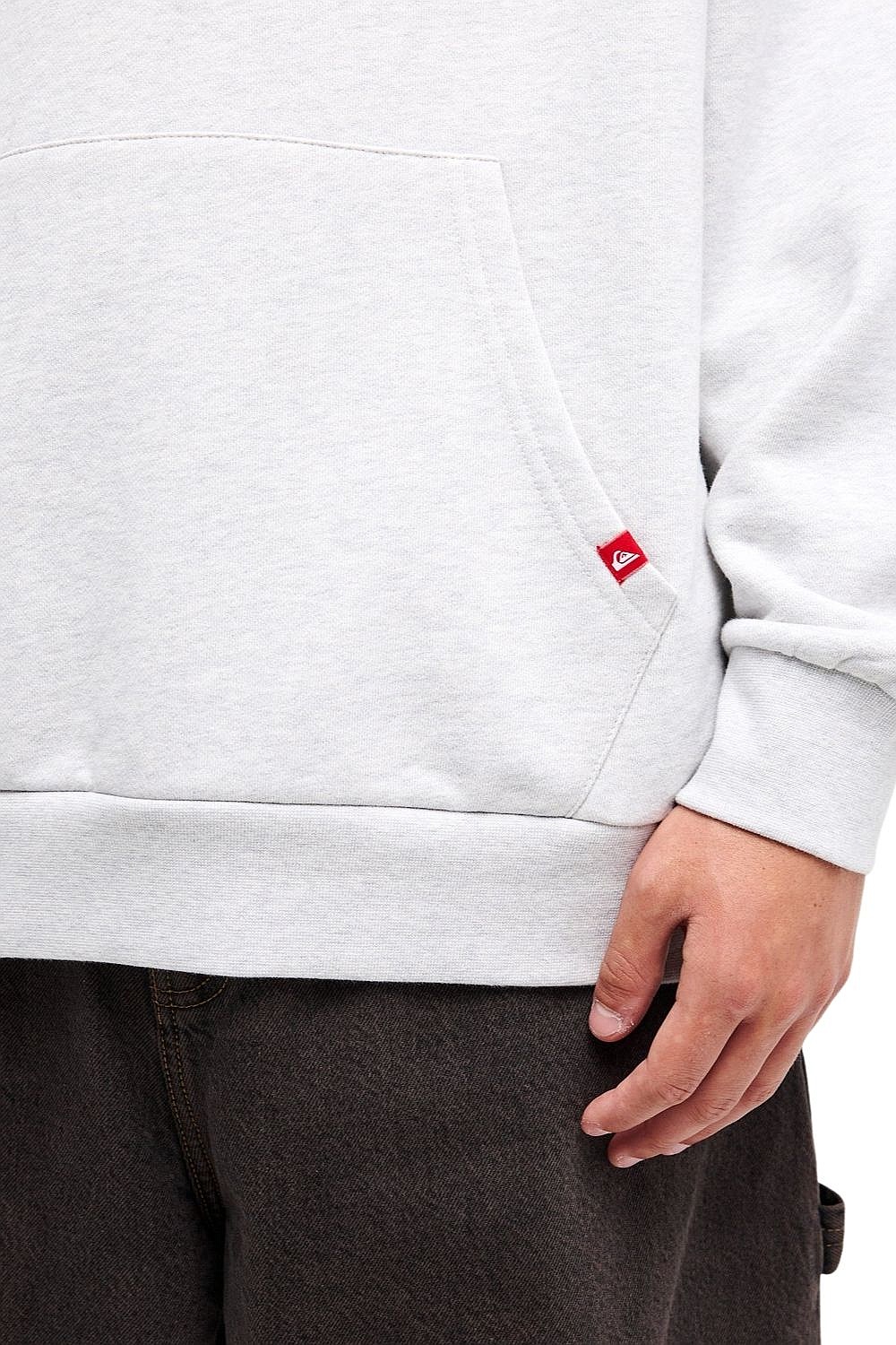 Sweatshirt Quiksilver YG Vortex Hood - SJSH/Light Grey Heather - men´s