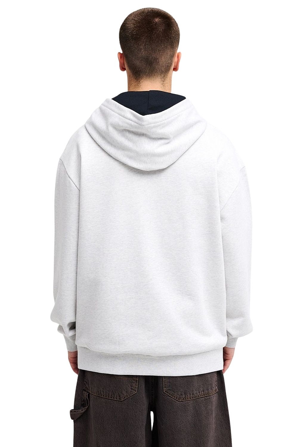 Sweatshirt Quiksilver YG Vortex Hood - SJSH/Light Grey Heather - men´s