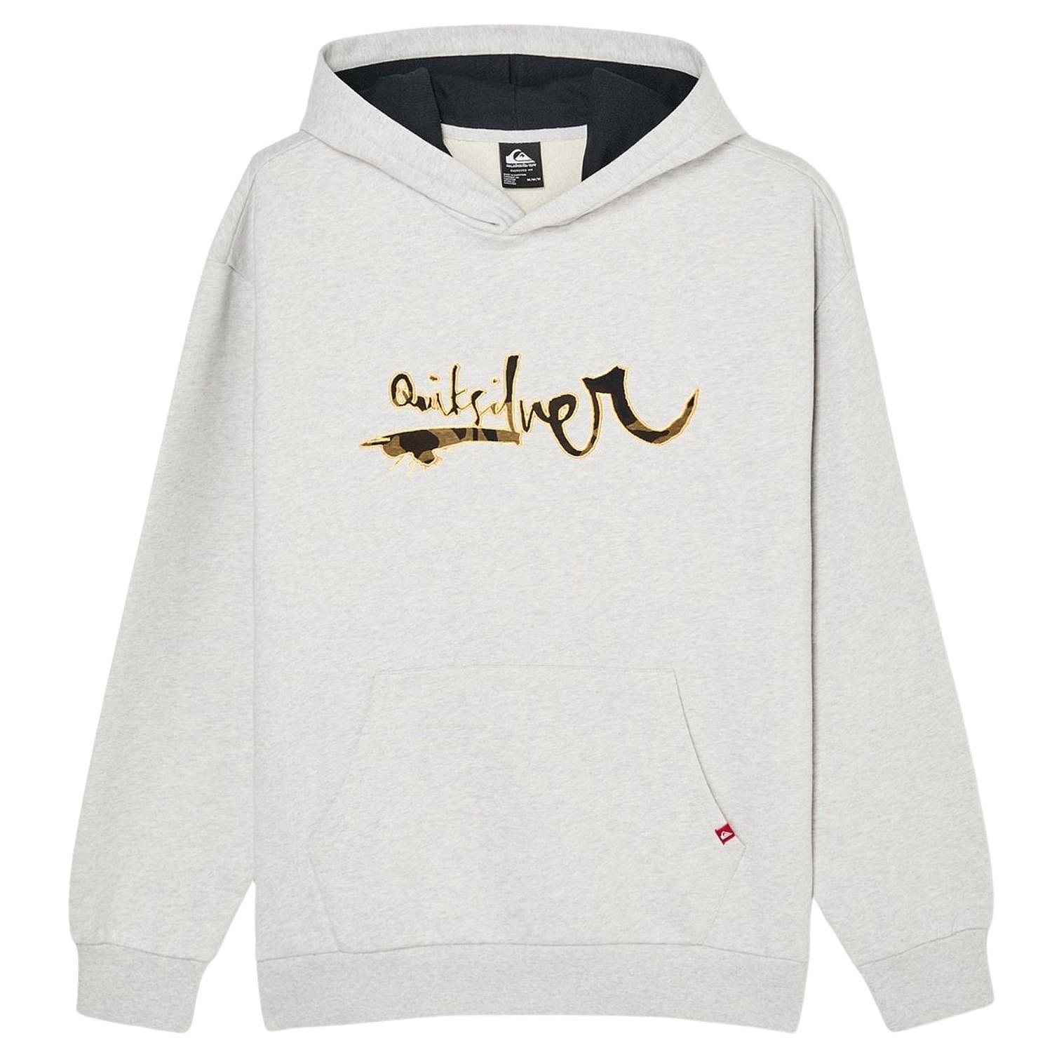 Sweatshirt Quiksilver YG Vortex Hood - SJSH/Light Grey Heather - men´s
