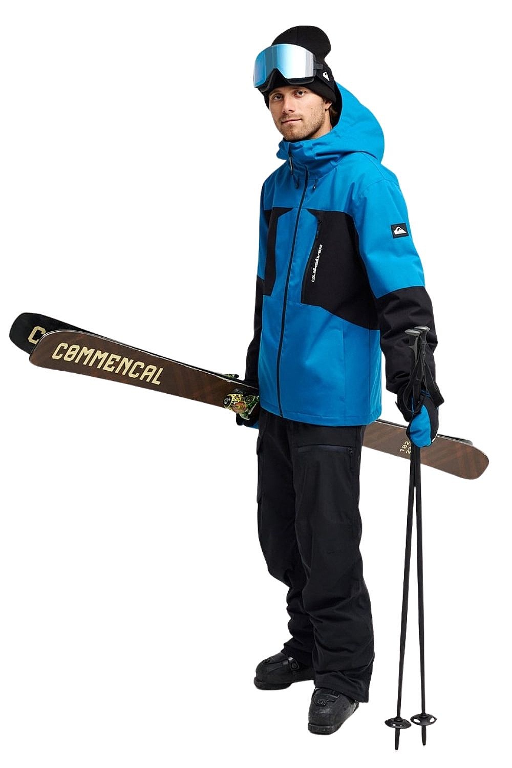 kurtka Quiksilver Dawson 10K - BRN0/Seaport - men´s