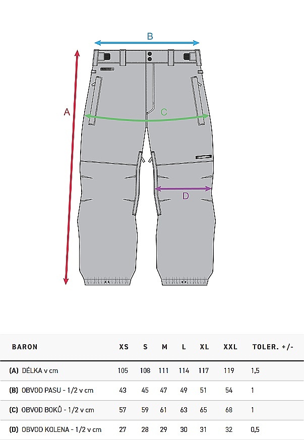 pantalon Horsefeathers Baron - Tarmac - men´s