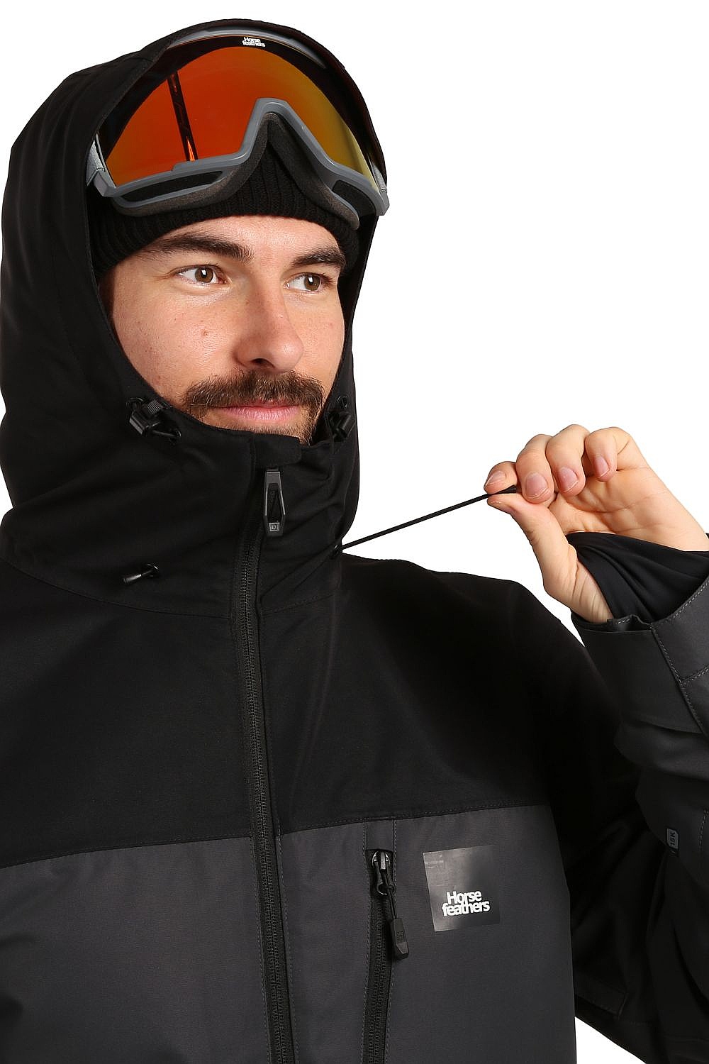 bunda Horsefeathers Recon - Black/Phantom - men´s