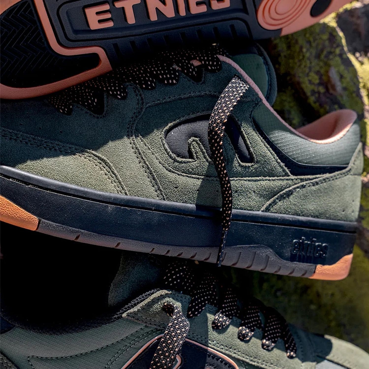 topánky Etnies Loot - Green/Orange - men´s