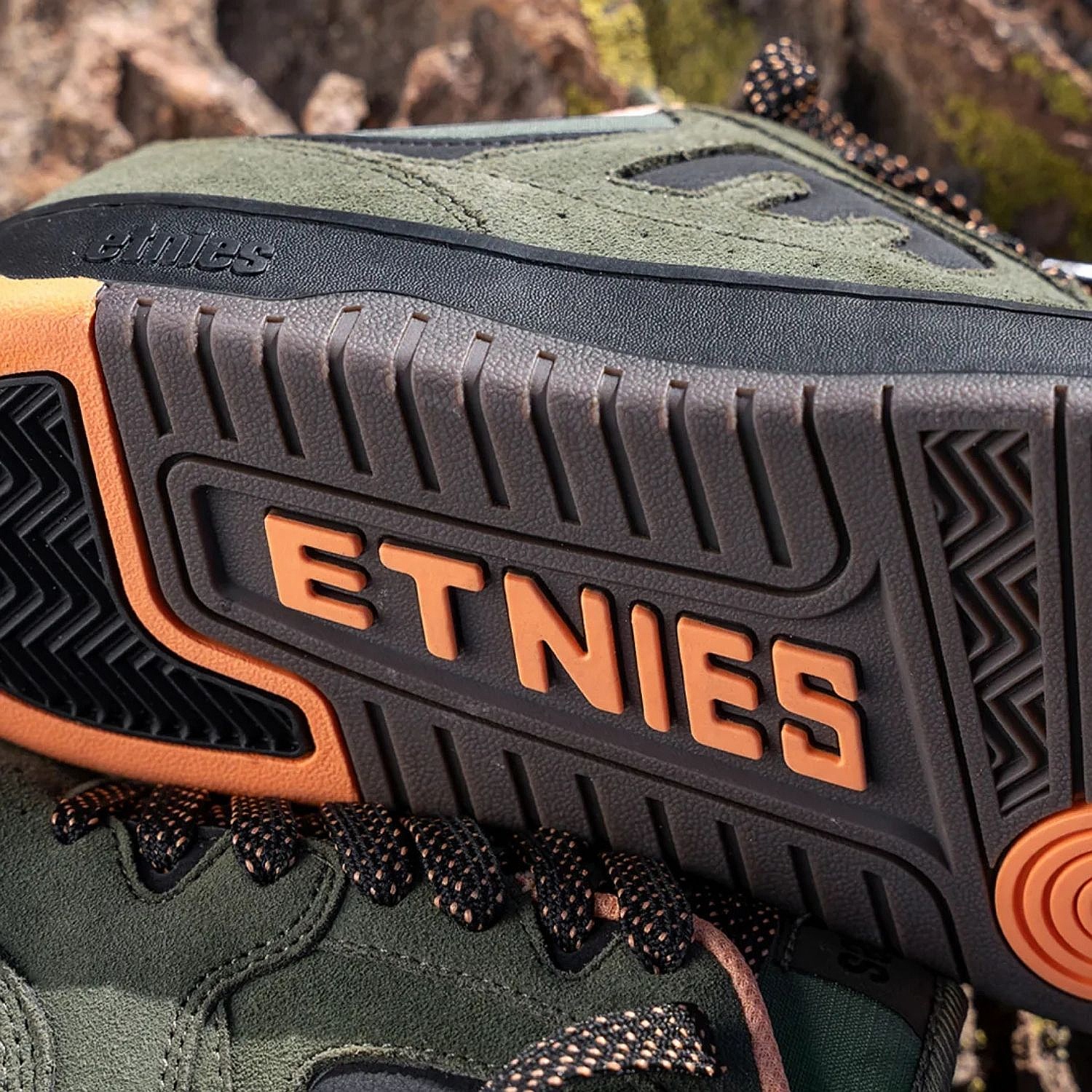 topánky Etnies Loot - Green/Orange - men´s