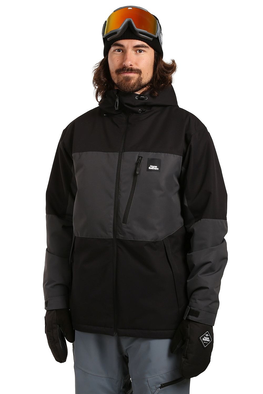 bunda Horsefeathers Recon - Black/Phantom - men´s