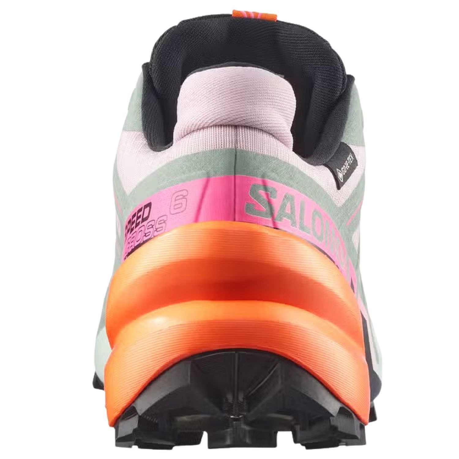 Schuhe Salomon Speedcross 6 GTX Icon W - Black/Green Milieu/Dragon Fire - women´s