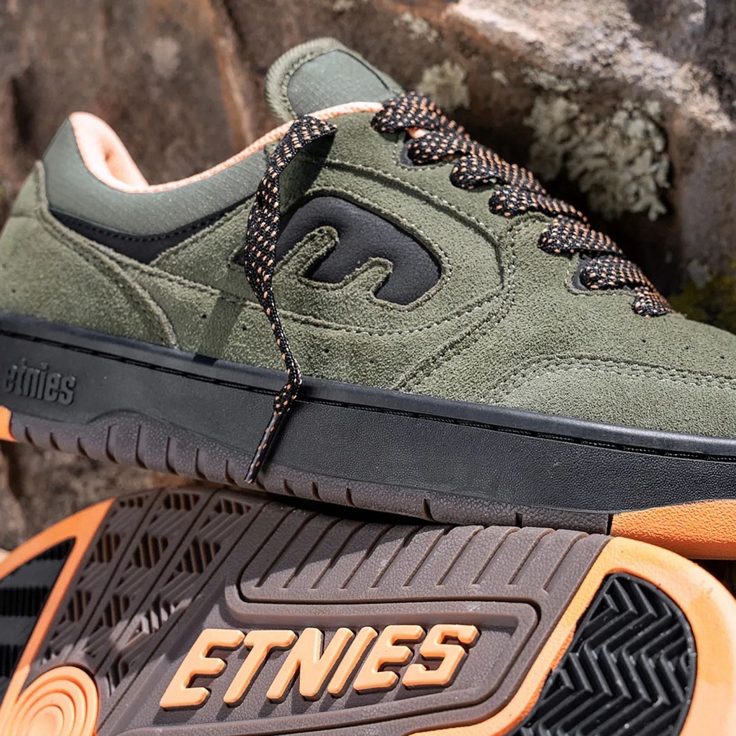 topánky Etnies Loot - Green/Orange - men´s