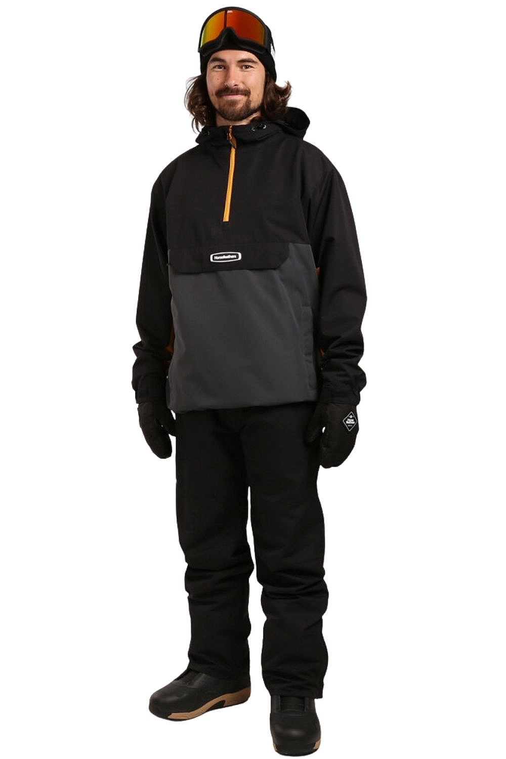 veste Horsefeathers Heston - Black/Yellow Blaze - men´s