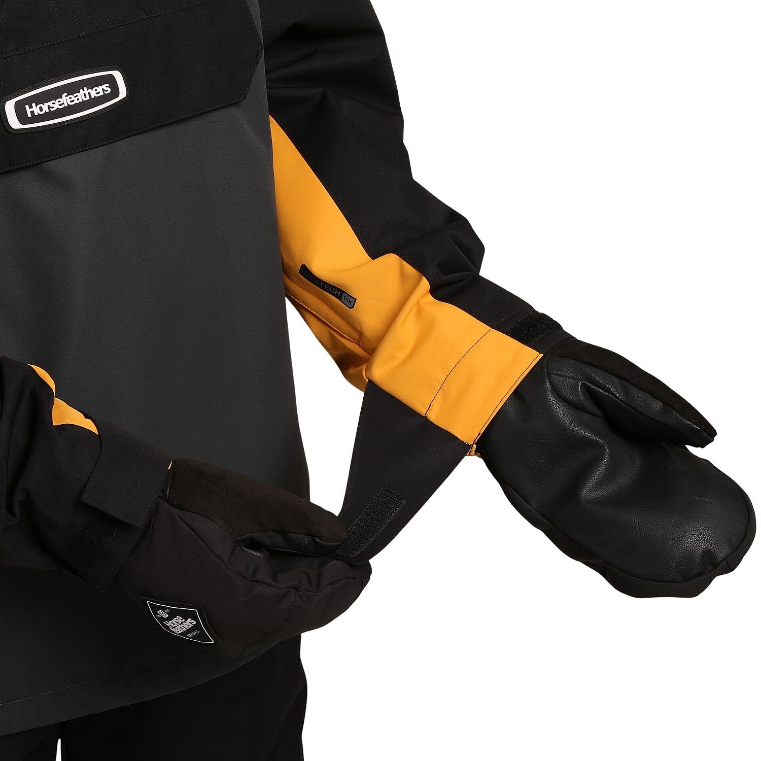veste Horsefeathers Heston - Black/Yellow Blaze - men´s