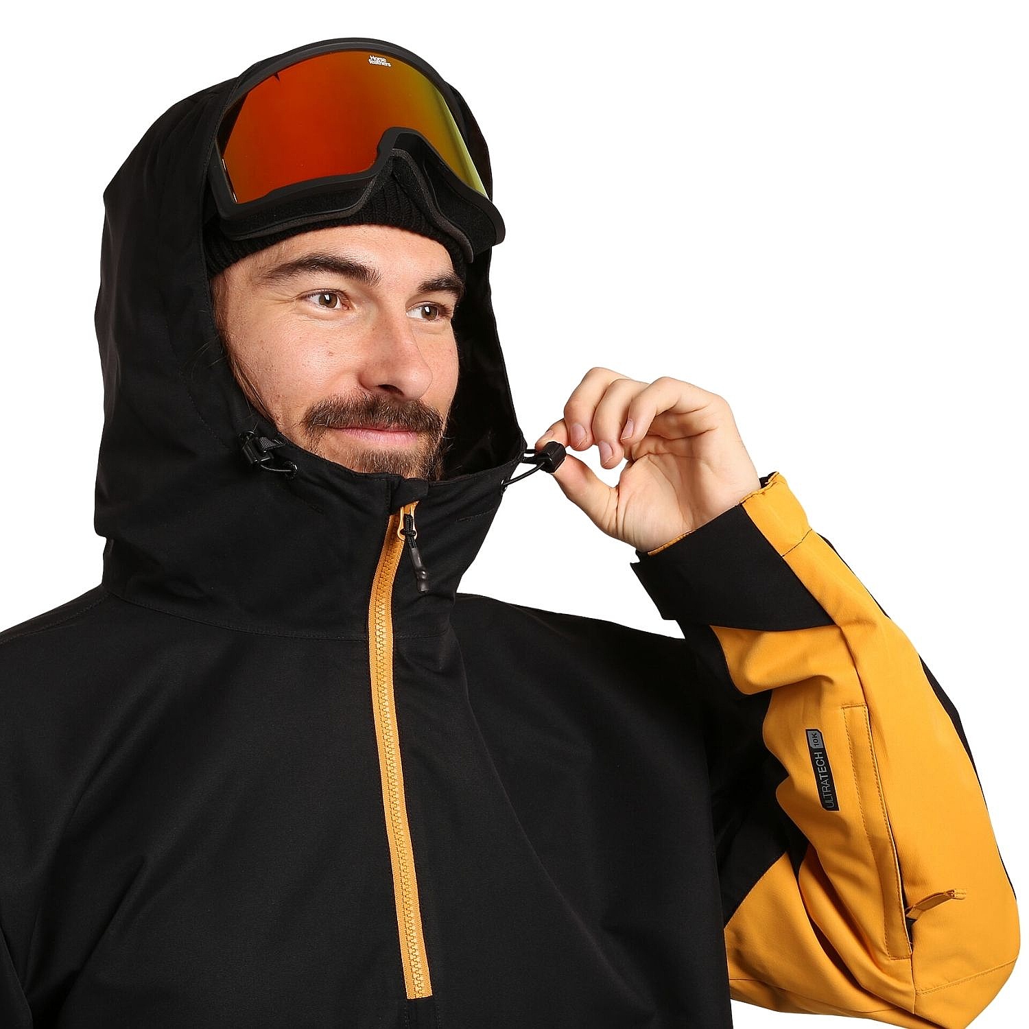 veste Horsefeathers Heston - Black/Yellow Blaze - men´s