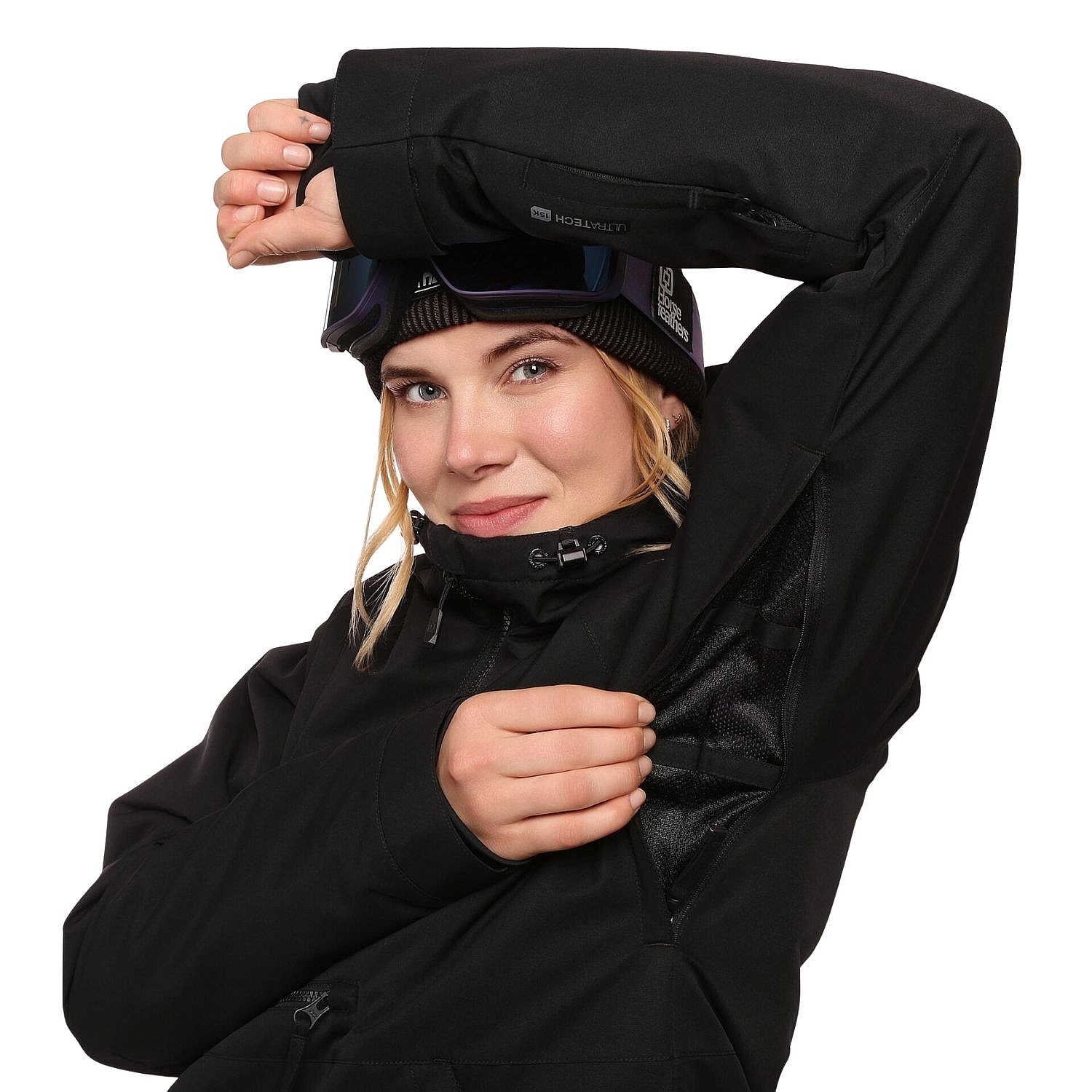veste Horsefeathers Fiora - Black - women´s