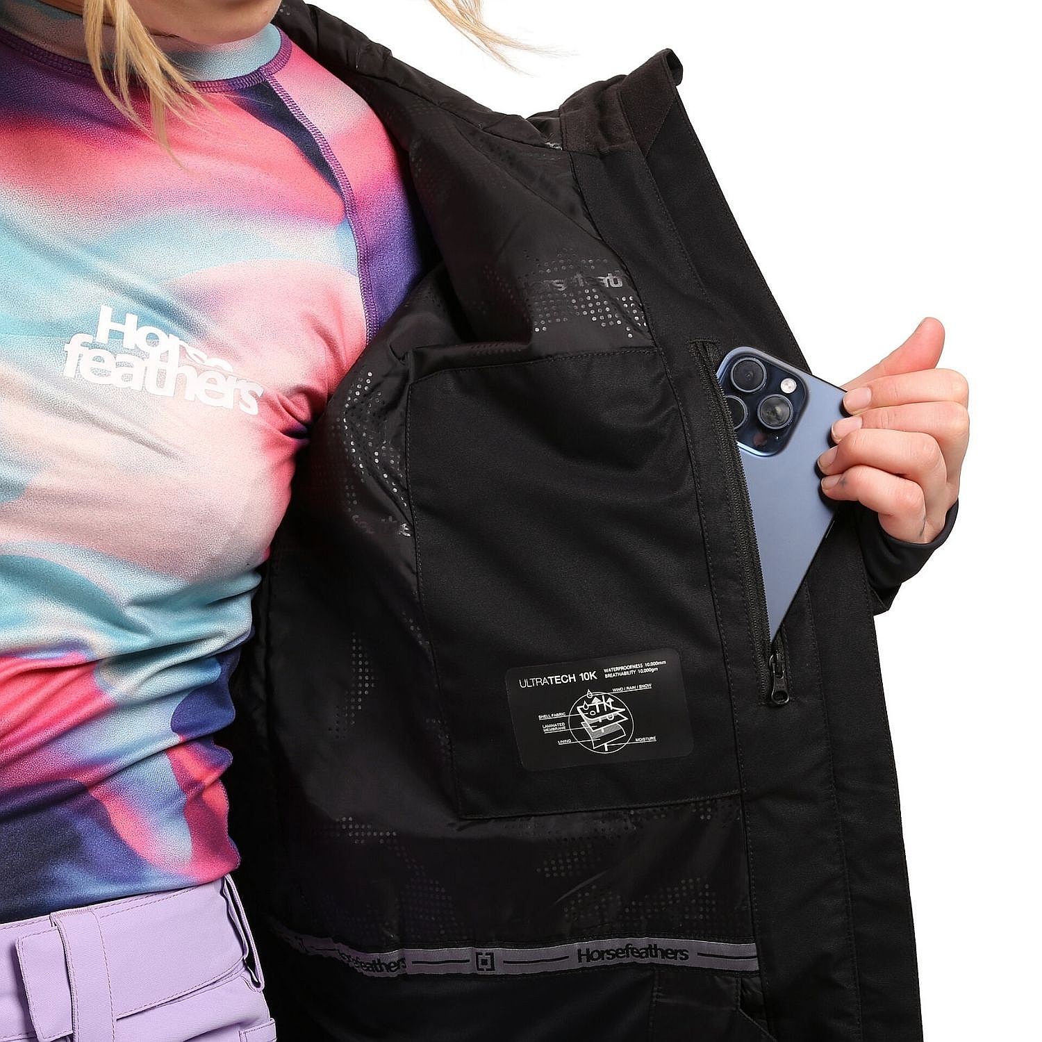 bunda Horsefeathers Kira - Black - women´s