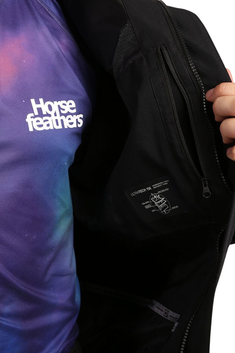 bunda Horsefeathers Morris - Black/Aurora
