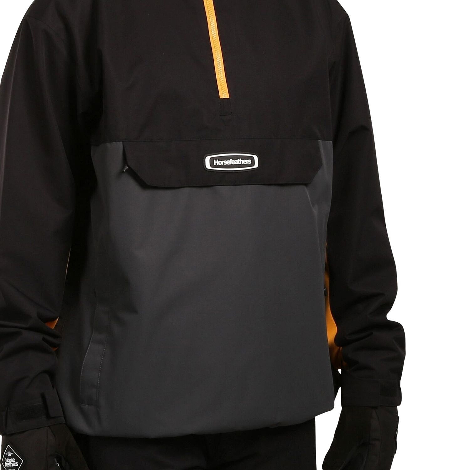 veste Horsefeathers Heston - Black/Yellow Blaze - men´s