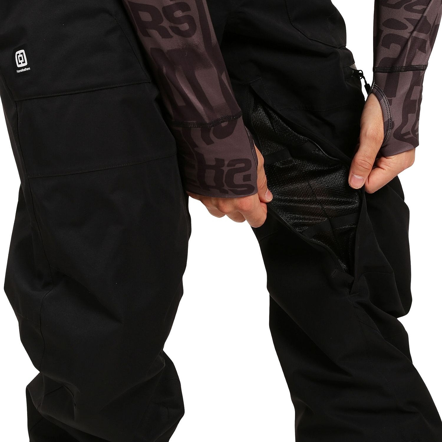 kalhoty Horsefeathers Berett - Black