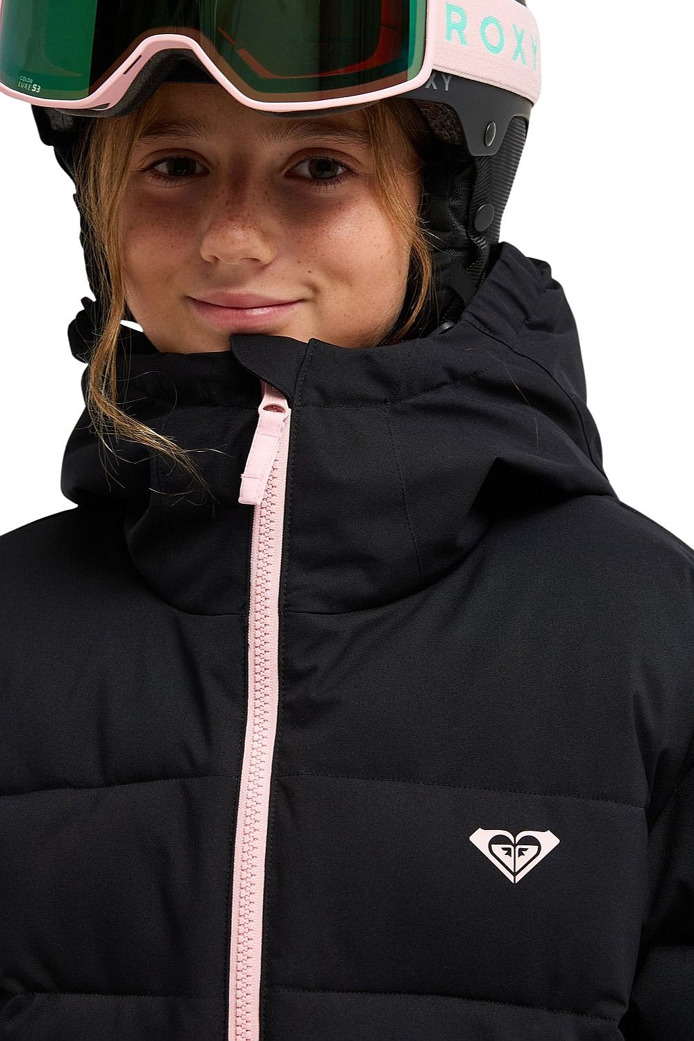 kurtka Roxy Snowyhill Puffy - KVJW/True Black - girl´s