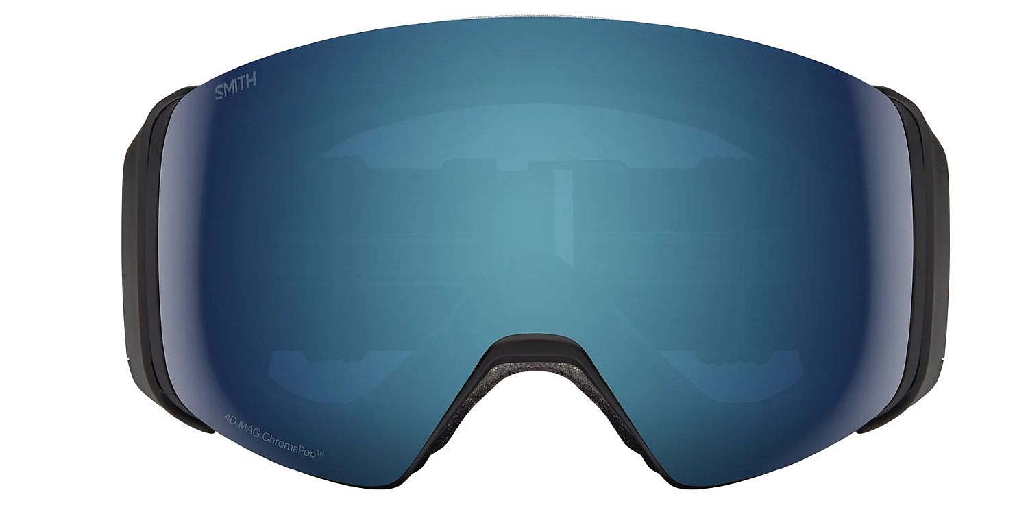 Skibrille Smith 4D MAG - Black/ChromaPop Sun Blue