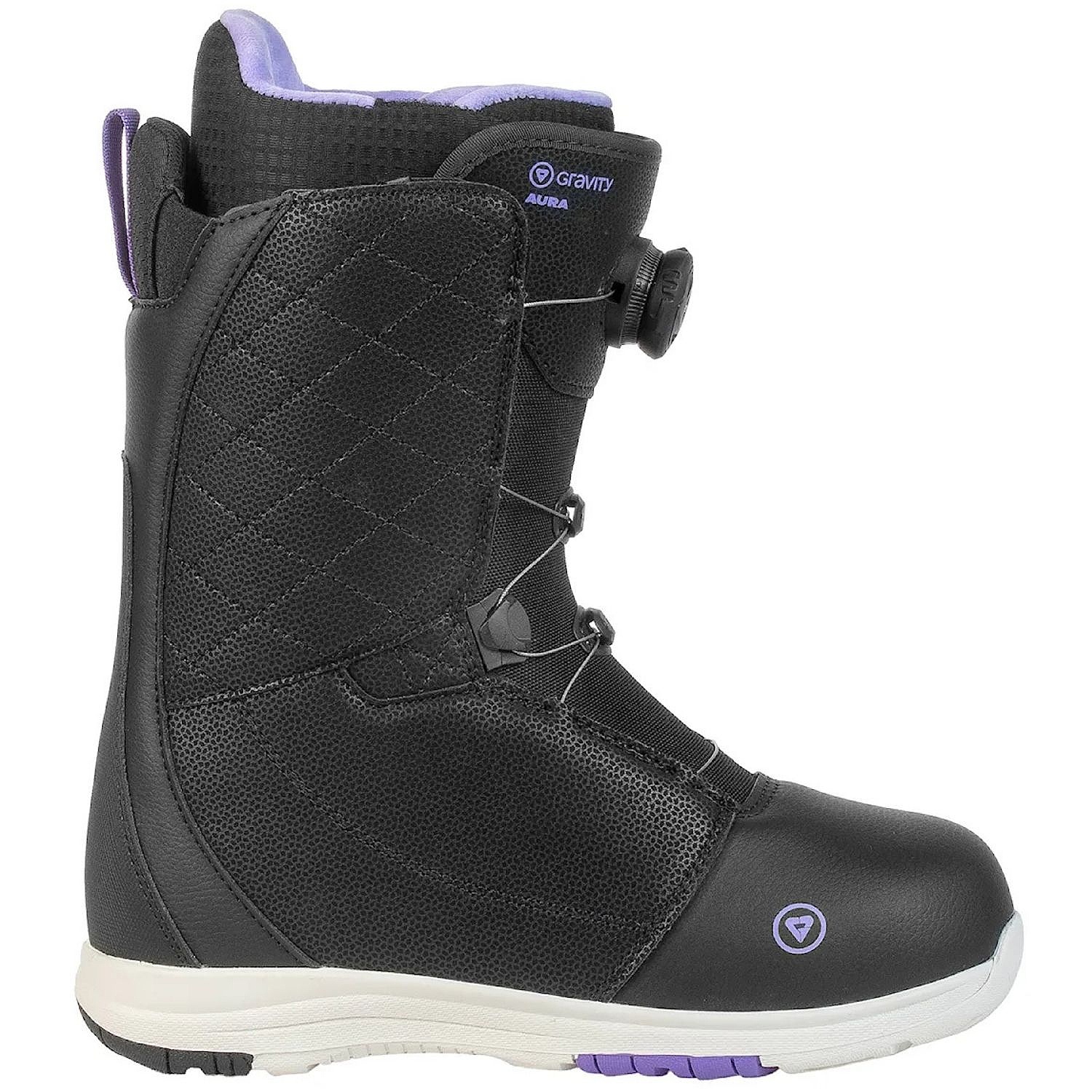 topánky Gravity Aura MOZ Boa - Black/Violet - women´s