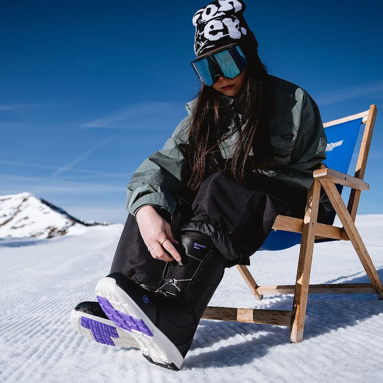 topánky Gravity Aura MOZ Boa - Black/Violet - women´s